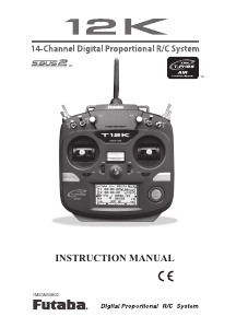 Handleiding Futaba 12K RC Controller