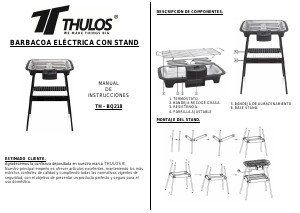 Bruksanvisning Thulos TH-BQ218 Utegrill