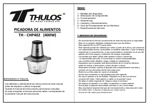 Manuale Thulos TH-CHP402 Tritatutto