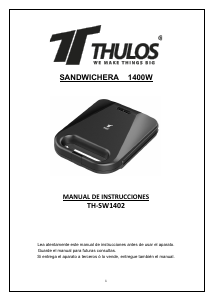Handleiding Thulos TH-SW1402 Contactgrill