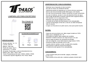 Handleiding Thulos TH-OA4013 Lamp