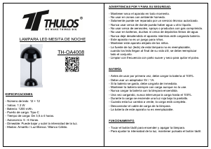 Manuale Thulos TH-OA4008 Lampada