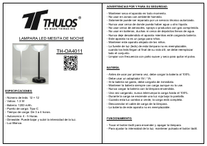 Handleiding Thulos TH-OA4011 Lamp