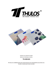 Manual de uso Thulos TH-BD103 Báscula