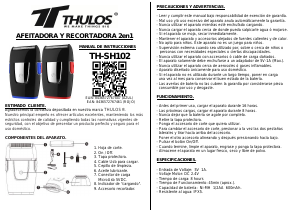Manual de uso Thulos TH-SH102 Afeitadora