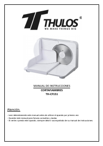 Manual de uso Thulos TH-CF151 Cortafiambres