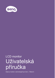 Manuál BenQ GW2280 LCD monitor