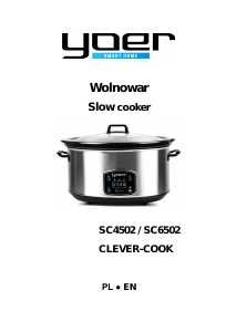 Bruksanvisning Yoer SC6502S Clever-Cook Slow cooker