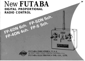 Manual Futaba FP-5DN RC Controller