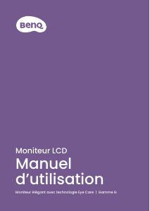Mode d’emploi BenQ GW2790T Moniteur LCD