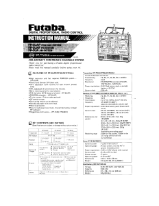 Manual Futaba FP-5UA RC Controller