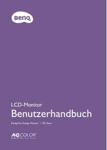 Bedienungsanleitung BenQ PD2506Q LCD monitor