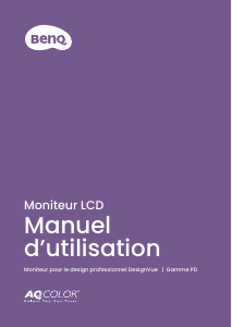 Mode d’emploi BenQ PD2730S Moniteur LCD