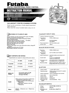 Handleiding Futaba FP-6NFK RC Controller