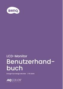 Bedienungsanleitung BenQ PD3225U LCD monitor