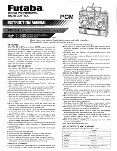 Manual Futaba FP-6NHP RC Controller