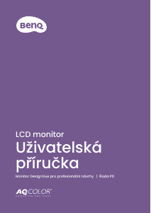 Manuál BenQ PD3420Q LCD monitor