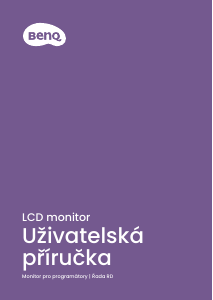Manuál BenQ RD280UG LCD monitor