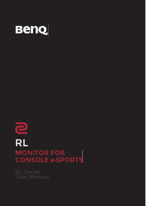 Manual BenQ RL2460 LCD Monitor
