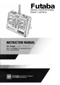 Manual Futaba FP-7FGH RC Controller