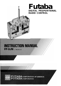 Manual Futaba FP-8JN RC Controller