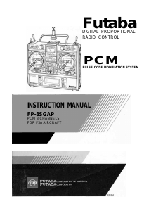 Manual Futaba FP-8SGAP RC Controller