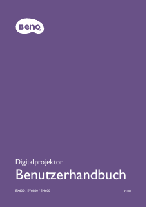Bedienungsanleitung BenQ EW600 Projektor