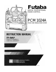 Manual Futaba FP-9VAP RC Controller