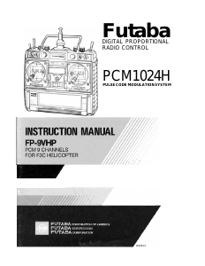 Handleiding Futaba FP-9VHP RC Controller