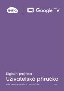 Manuál BenQ GV50 Projektor
