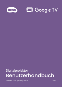 Bedienungsanleitung BenQ GV50P Projektor