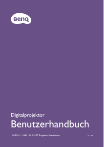 Bedienungsanleitung BenQ LU951 Projektor