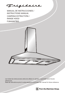 Manual Frigidaire FJWA369TBIS Cooker Hood