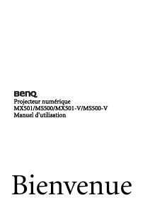 Mode d’emploi BenQ MS500 Projecteur