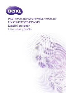 Manuál BenQ MS507H Projektor