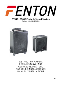 Manual de uso Fenton 170.050 ST040 Altavoz