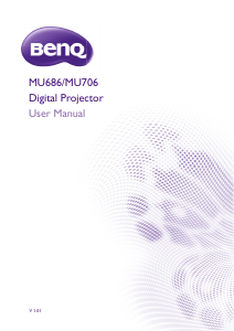 Bruksanvisning BenQ MU686 Projektor