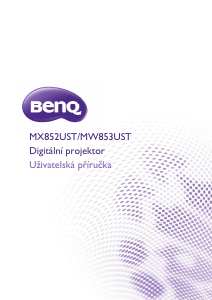 Manuál BenQ MW853UST Projektor