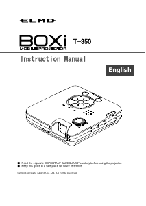 Manual Elmo BOXi T-350 Projector