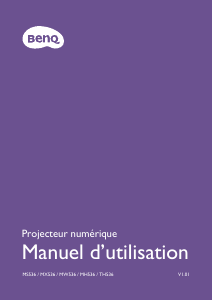 Mode d’emploi BenQ MX536 Projecteur
