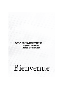Mode d’emploi BenQ PB7210 Projecteur