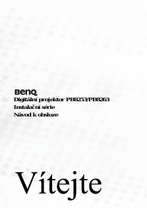 Manuál BenQ PB8253 Projektor