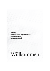 Bedienungsanleitung BenQ PB8253 Projektor