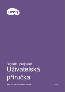 Manuál BenQ TH685P Projektor