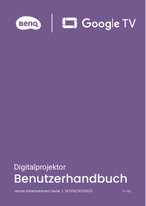 Bedienungsanleitung BenQ TK705STi Projektor