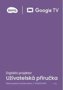 Manuál BenQ TK705i Projektor