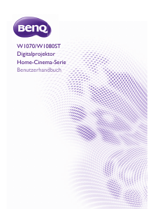 Bedienungsanleitung BenQ W1080ST Projektor