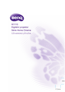 Manuál BenQ W1110 Projektor