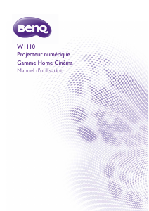 Mode d’emploi BenQ W1110 Projecteur