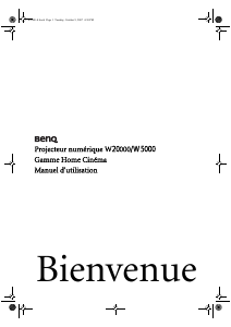 Mode d’emploi BenQ W20000 Projecteur